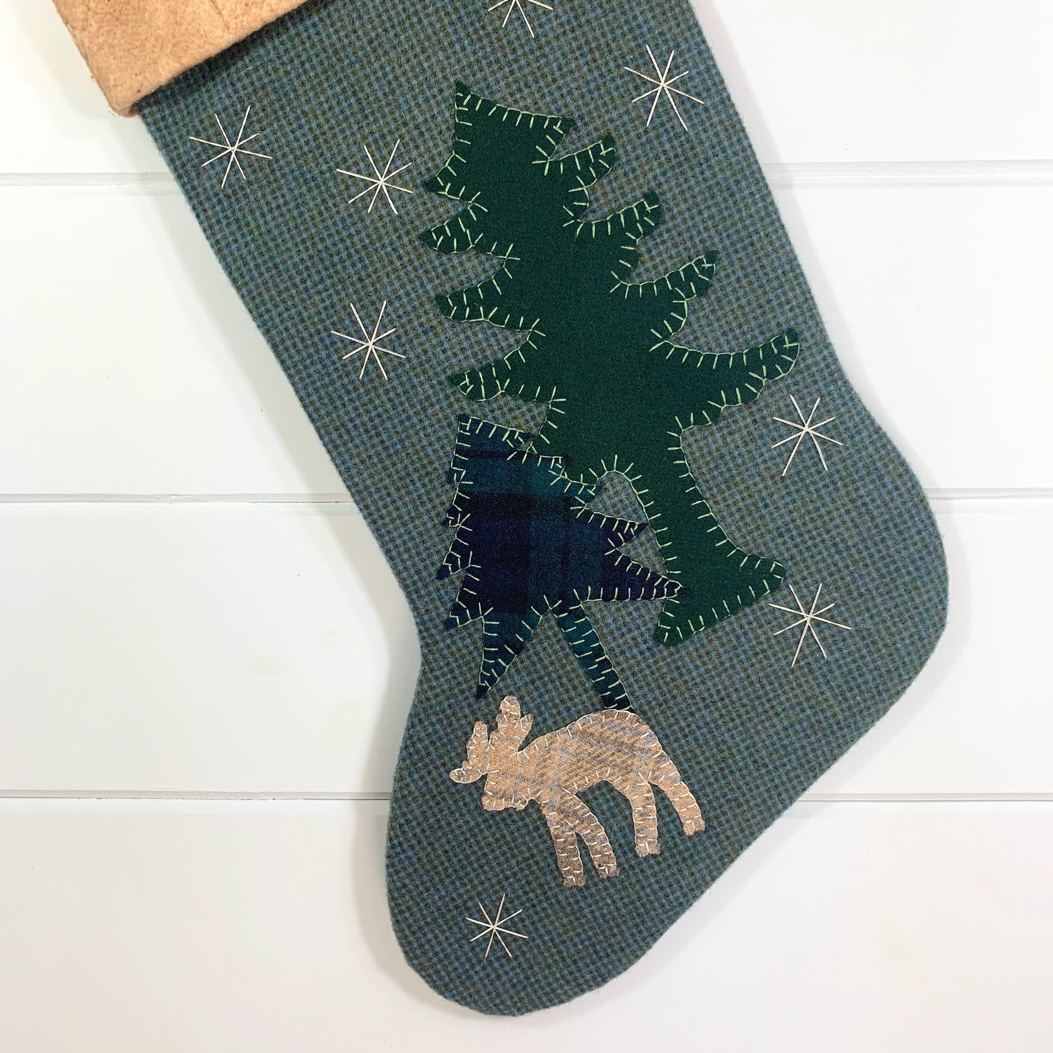 Personalized Christmas Stockings - Woodland Moose – Away Up North