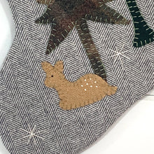 Rustic Woodland Baby Deer Christmas Stocking