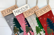 Woodland Fox Christmas Stocking